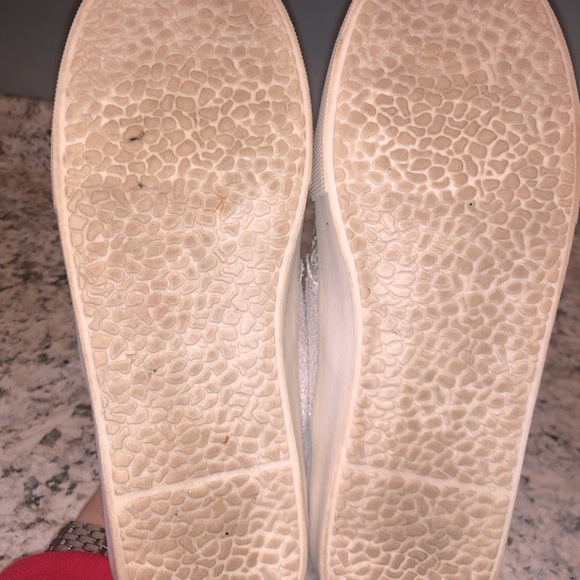 Stuart Weitzman girls silver slip ons - Picture 3 of 4